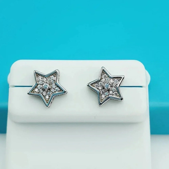 925 Sterling Silver CZ Beautiful Earrings for Women, 1USPAR4207 - Picture 5 of 11